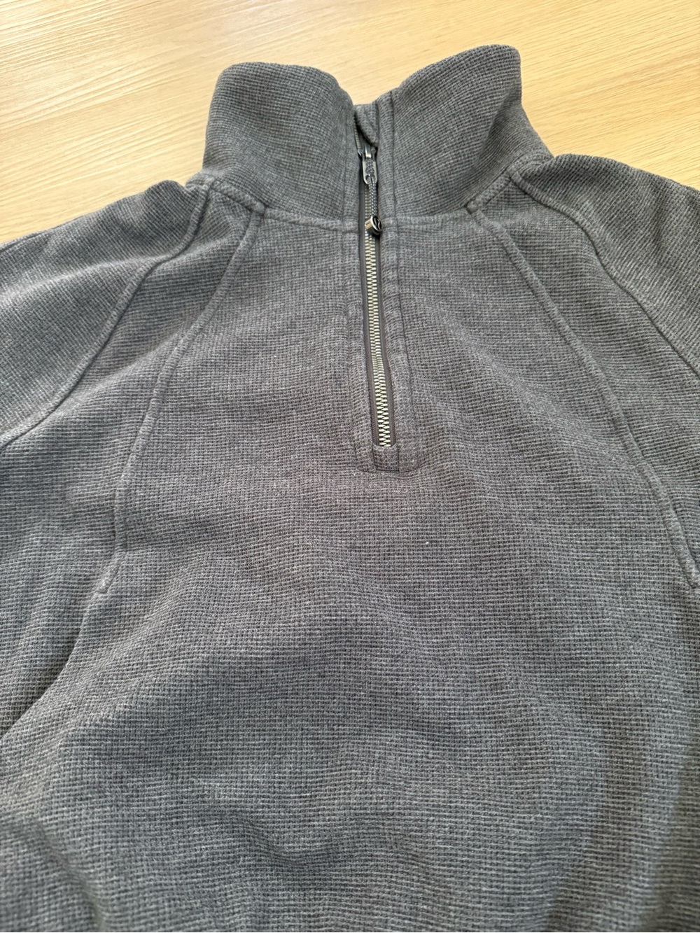 Lululemon Scuba Cropped Funnel-Neck Half Zip *Waffle size Medium - Picture 2 of 4